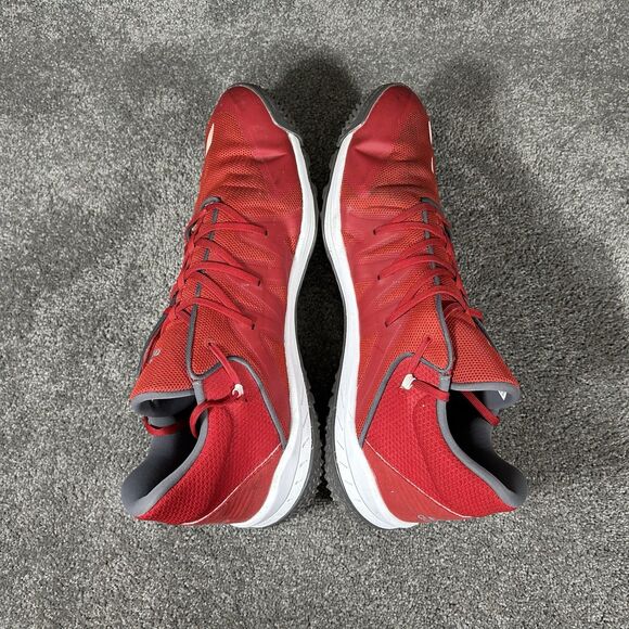 Adidas Speed Trainer 4 G27680 Men’s Size 17 Red White Baseball Turf Shoes Used main image 8